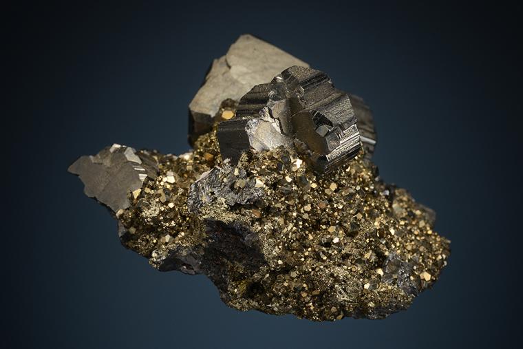 BOURNONITE on PYRITE